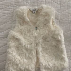 Janie & Jack x Rachel Zoe Faux Fur Long Vest